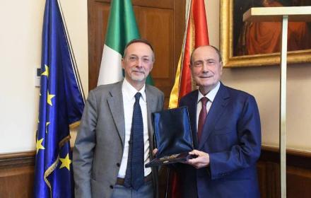 Palazzo d’Orléans, Schifani riceve il nuovo direttore dei Vigili del fuoco Sicilia