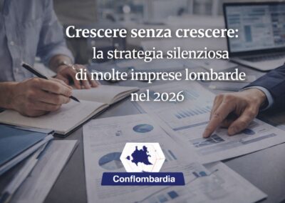 Crescere senza crescere: la strategia silenziosa di molte imprese lombarde nel 2026