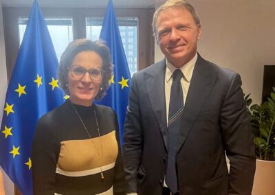 Incontro bilaterale tra il Ministro Lollobrigida e Jessika Roswall, Commissario UE per l'Ambiente – www.masaf.gov.it