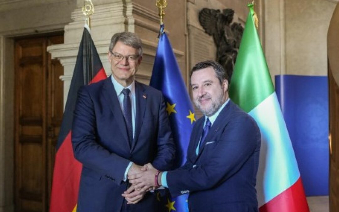 Vertice Italia-Germania: bilaterale del Ministro Salvini con l’omologo tedesco Patrick Schnieder – www.mit.gov.it