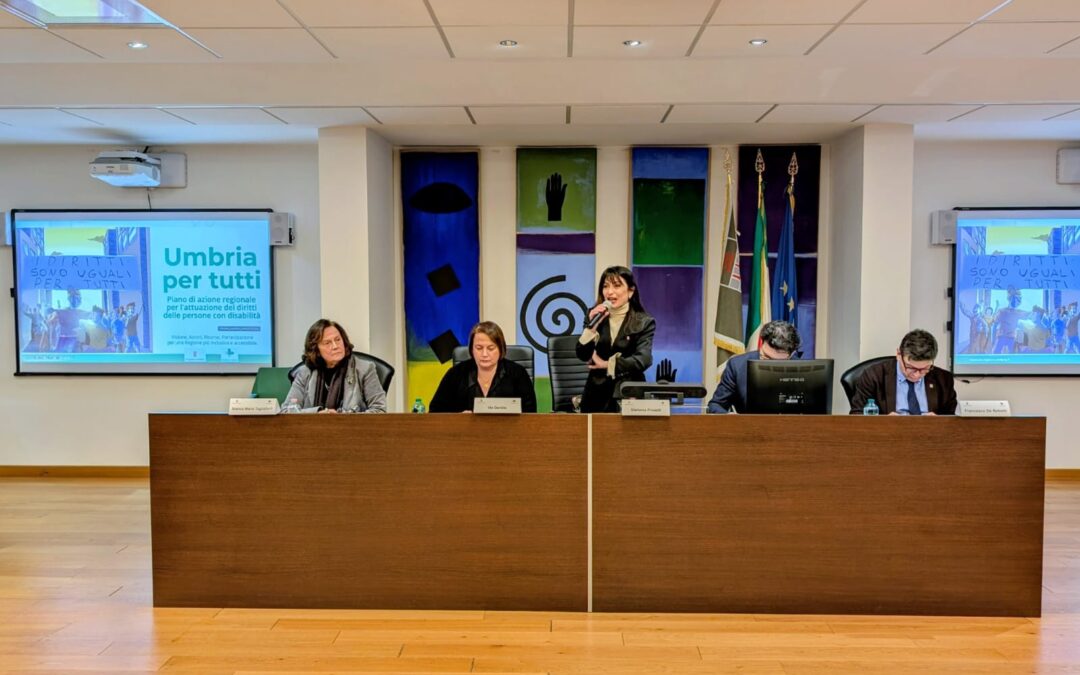 “Umbria per tutti”, presentato il piano d’azione regionale per l’attuazione dei diritti delle persone con disabilità. Oltre 14 milioni in più per il triennio 2026-2028 – www.regione.umbria.it