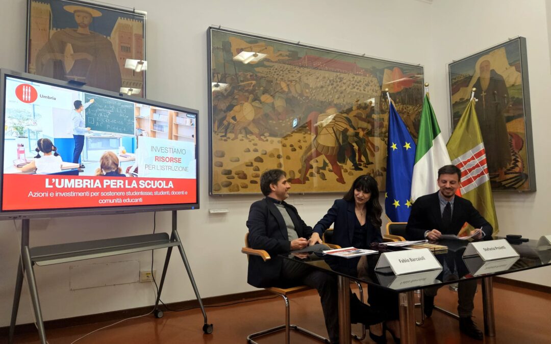 L’Umbria studiata per studiare: il piano scuola da 22 milioni della Regione che estende servizi e diritto allo studio – www.regione.umbria.it