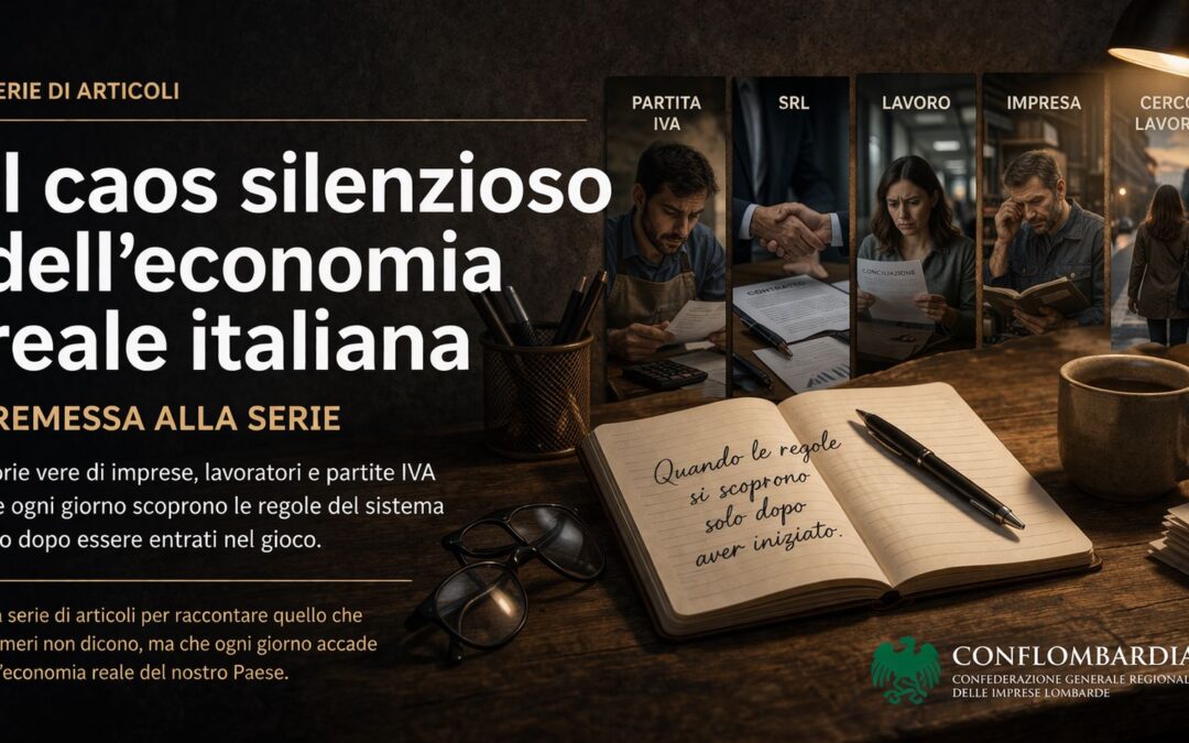 Il caos silenzioso dell’economia reale italiana