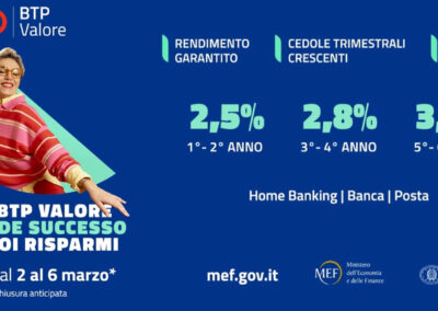 Btp Valore: al via la nuova emissione – www.mef.gov.it