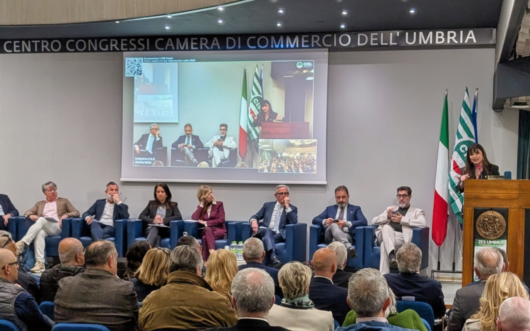 Zes in Umbria, la presidente Proietti nell’aprire il confronto su semplificazioni e investimenti per le Pmi promosso dalla Camera di Commercio e dalla Cisl: “Basta parlare di Zes a macchia di leopardo, si tratta di un’opportunità unica per togliere le ‘manette’ alle nostre aziende” – www.regione.umbria.it