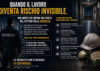 Quando il lavoro diventa rischio invisibile.