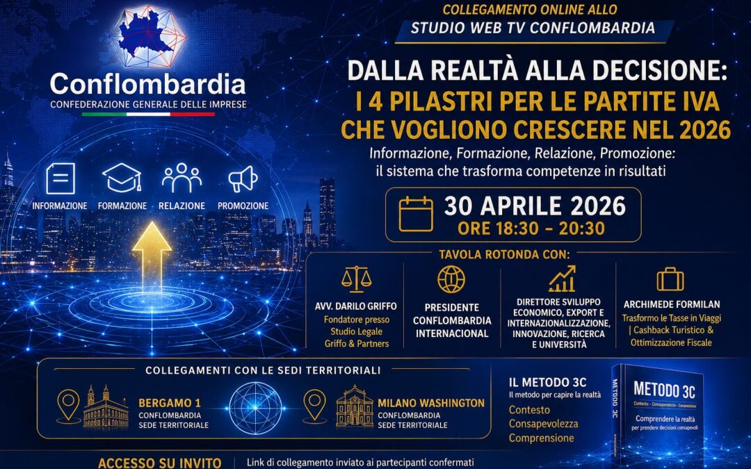 Dalla Realtà alla Decisione: i 4 Pilastri per le Partite IVA che Vogliono Crescere nel 2026