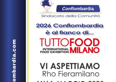 TUTTOFOOD Milano 2026: Conflombardia Business Partner per costruire relazioni, non visite