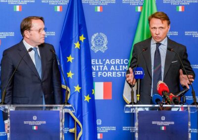 Lollobrigida incontra il Commissario Ue Olivér Várhelyi: reciprocità, controlli e tutela del sistema agroalimentare al centro del confronto – www.masaf.gov.it