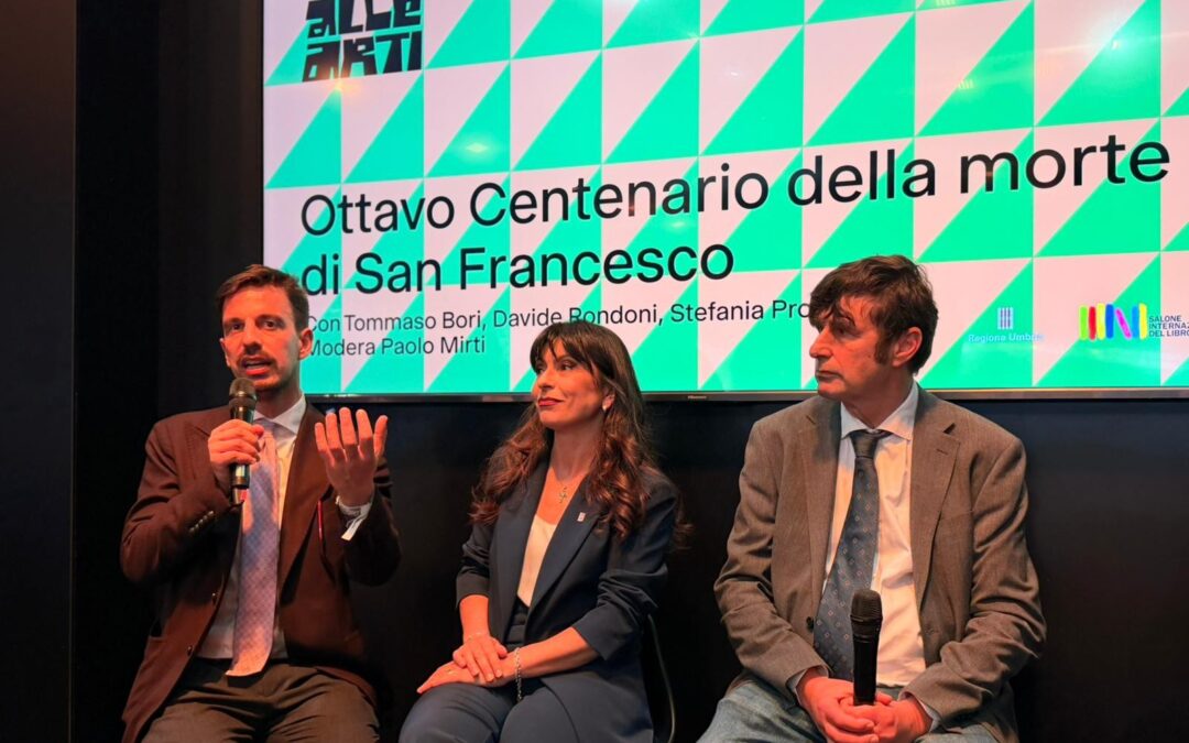 Salone del Libro di Torino: la presidente Proietti, in visita allo stand, porta al centro le tematiche dell’Ottocentenario della morte di San Francesco – www.regione.umbria.it