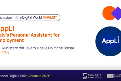 AppLI selezionata tra i finalisti degli European Digital Skills Awards 2026 – www.lavoro.gov.it