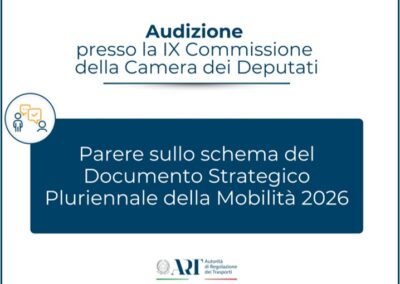 Audizione del Presidente Zaccheo presso la IX Commissione della Camera dei Deputati – 5/05/2026 – www.autorita-trasporti.it