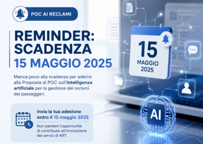 POC AI – Scadenza manifestazioni di interesse il 15 maggio 2026 – www.autorita-trasporti.it