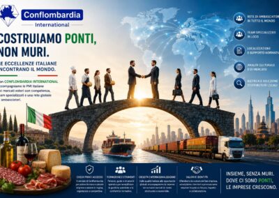 Dal TUTTOFOOD 2026 ai mercati internazionali: la strategia di CONFLOMBARDIA per costruire ponti commerciali tra le PMI italiane e il mondo