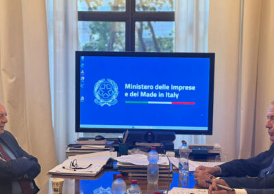 incontro Urso-Pichetto sui principali dossier in materia energetica. Focus su rinnovabili e materie prime critiche – www.mimit.gov.it