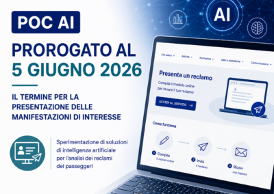 POC AI – Prorogato al 5 giugno 2026 il termine per la presentazione delle manifestazioni di interesse – www.autorita-trasporti.it