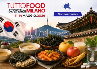 Eccellenze coreane al TUTTOFOOD 2026 – La prospettiva di Conflombardia