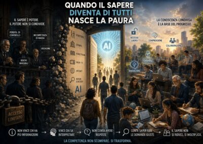 QUANDO IL SAPERE DIVENTA DI TUTTI NASCE LA PAURA