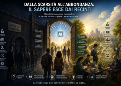DALLA SCARSITÀ ALL’ABBONDANZA: IL SAPERE ESCE DAI RECINTI