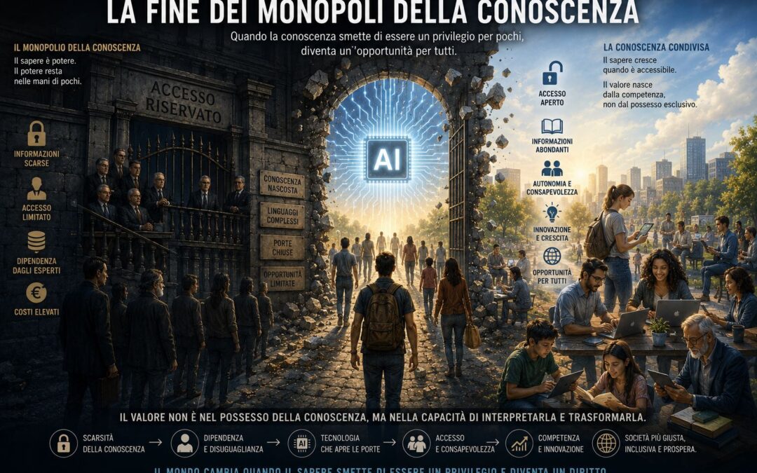 LA FINE DEI MONOPOLI DELLA CONOSCENZA
