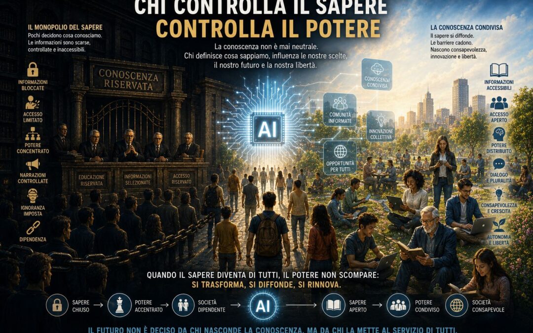 CHI CONTROLLA IL SAPERE CONTROLLA IL POTERE