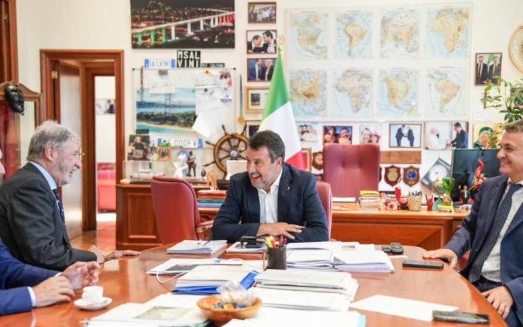 Infrastrutture: incontro tra il Ministro Salvini e il Presidente della Regione Liguria Marco Bucci – www.mit.gov.it