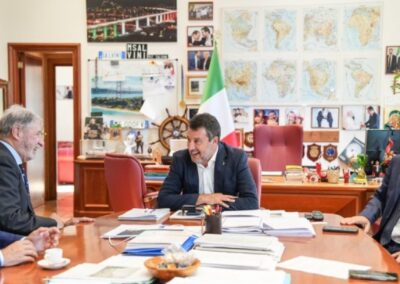 Infrastrutture: incontro tra il Ministro Salvini e il Presidente della Regione Liguria Marco Bucci – www.mit.gov.it