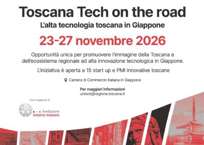 ‘Toscana Tech on the Road – Tokyo 2026’ per consolidare le relazioni con il Giappone
                         – www.toscana-notizie.it