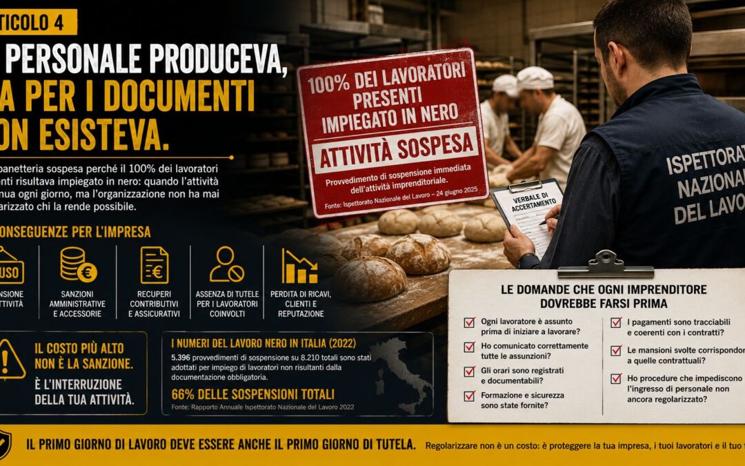 Il personale produceva, ma per i documenti non esisteva