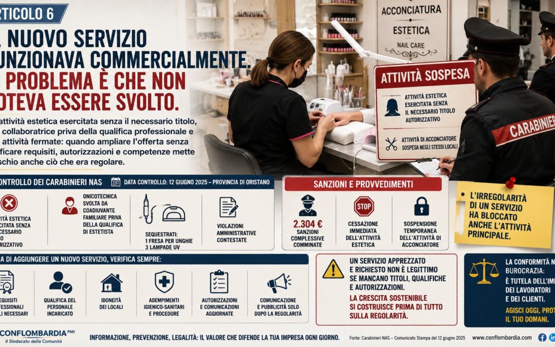 Il nuovo servizio funzionava commercialmente. Il problema è che non poteva essere svolto