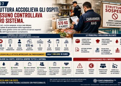 La struttura accoglieva gli ospiti, ma nessuno controllava l’intero sistema