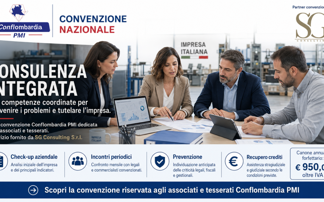 La convenzione: cosa Conflombardia mette concretamente a disposizione dei propri tesserati