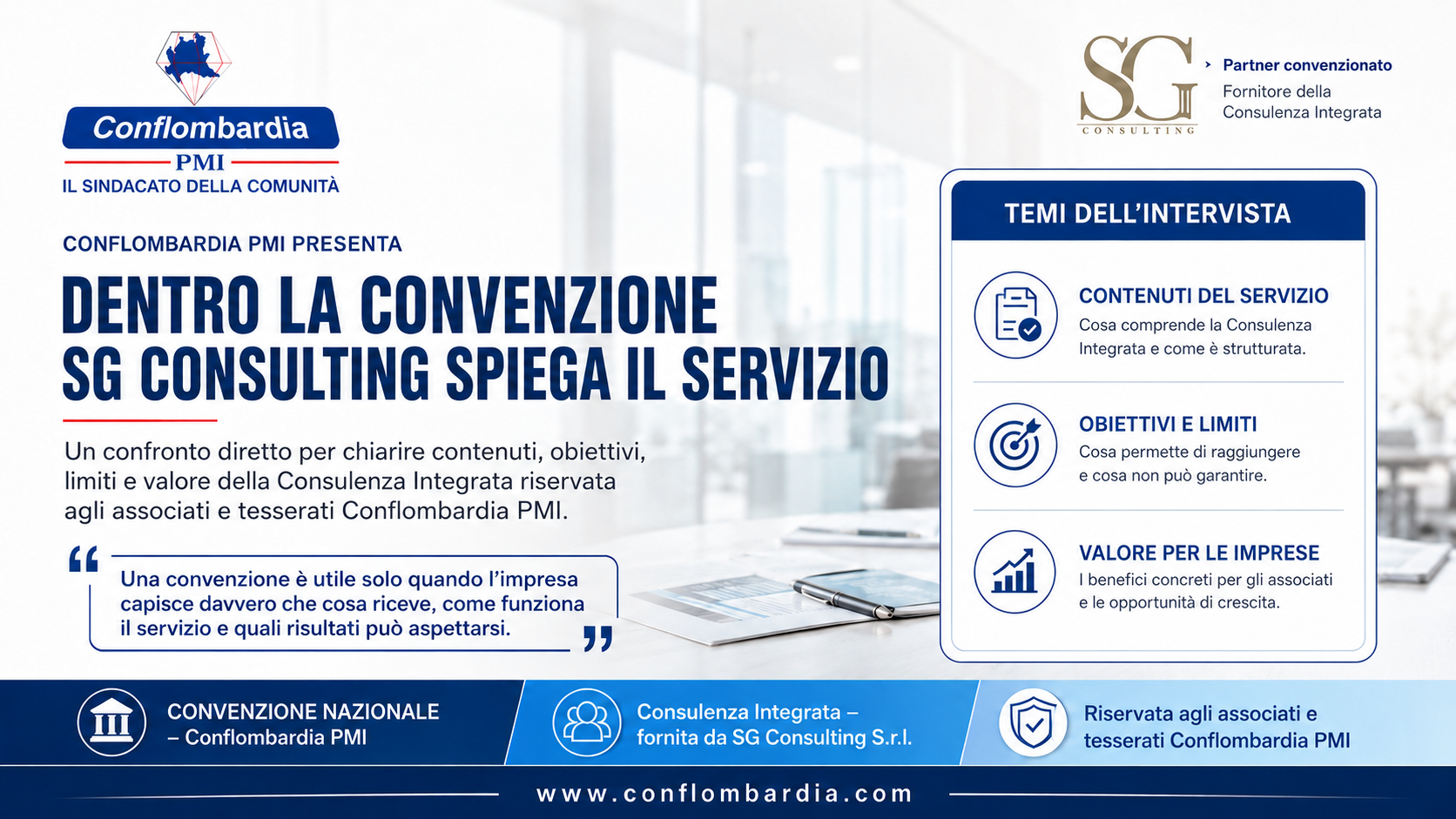 Grafica Intervista al Delegato SG