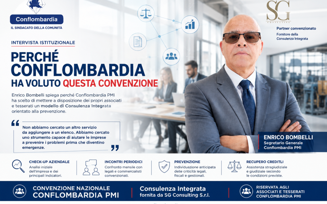 Perché Conflombardia PMI ha voluto questa convenzione