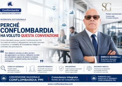 Perché Conflombardia PMI ha voluto questa convenzione