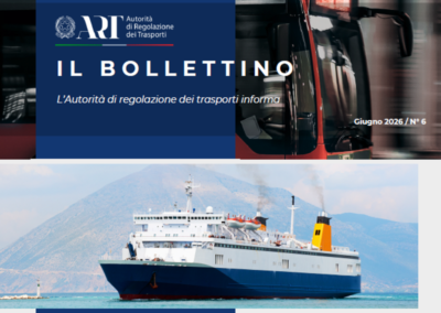 Pubblicato il Bollettino ART n. 6/2026 – www.autorita-trasporti.it