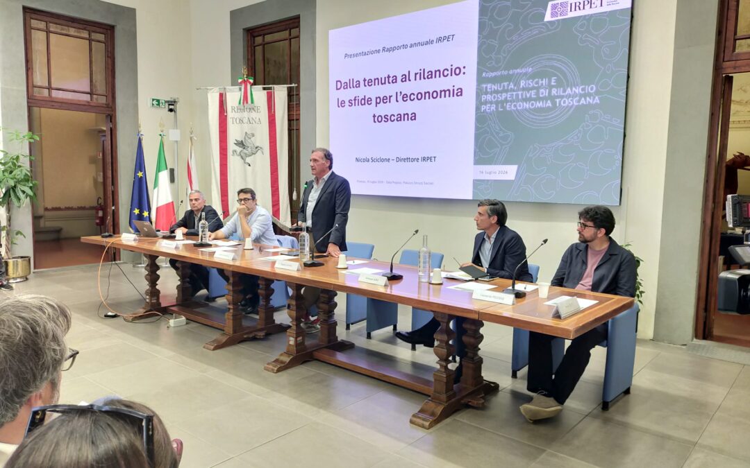 Irpet: Toscana resiliente, ma crescita lenta. La sfida è trasformare la tenuta in rilancio
                         – www.toscana-notizie.it