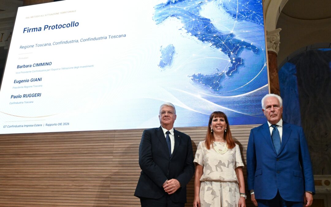 Attrazione investimenti: Regione, Confindustria e Confindustria Toscana consolidano intesa
                         – www.toscana-notizie.it