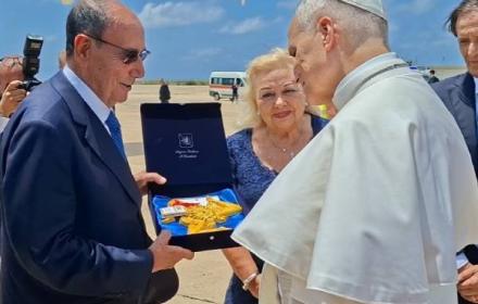 Papa Leone a Lampedusa, Schifani ringrazia la Protezione civile e dona una triscele al Santo Padre – www.regione.sicilia.it