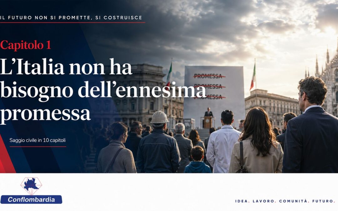 Capitolo 1 L’Italia non ha bisogno dell’ennesima promessa