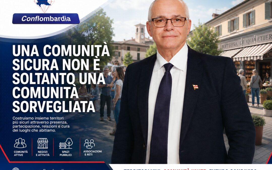 Una comunità sicura non è soltanto una comunità sorvegliata