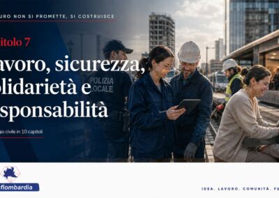 CApitolo 7. Lavoro, sicurezza, solidarietà e responsabilità: dalle parole alle condizioni reali di una comunità