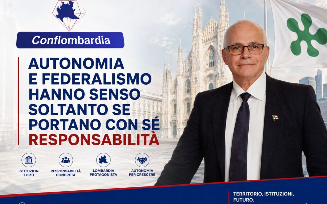 Autonomia e federalismo hanno senso soltanto se portano con sé responsabilità
