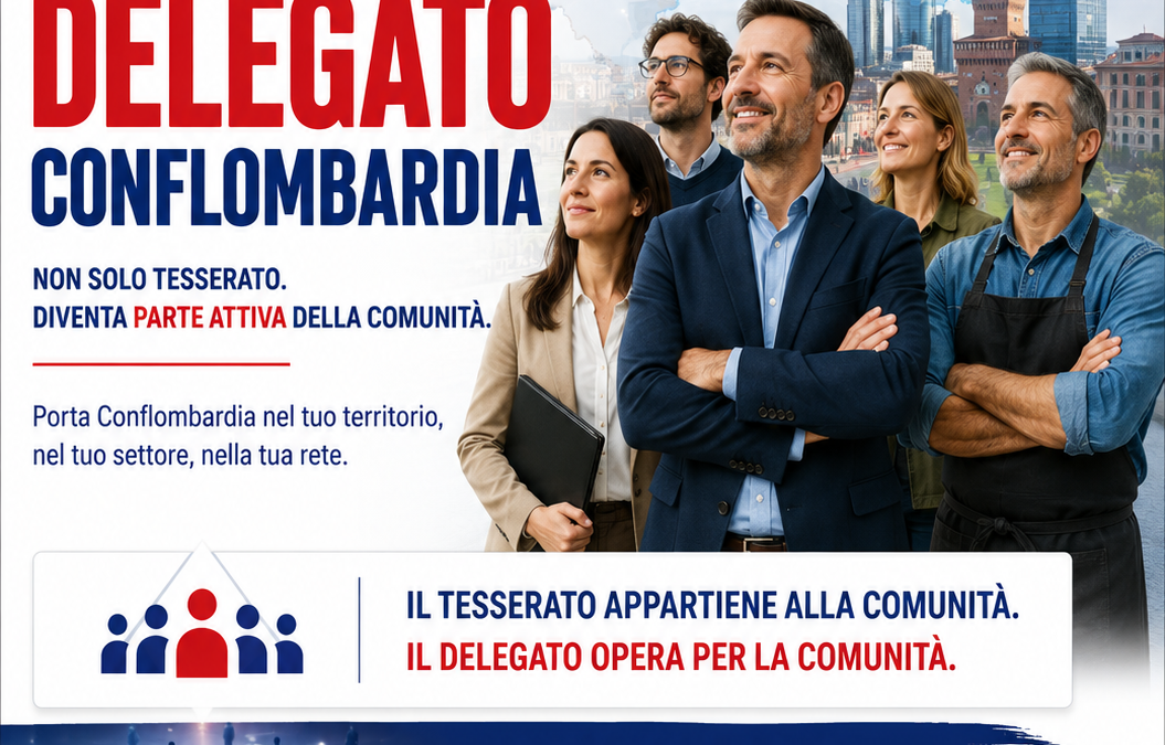 DIVENTA DELEGATO CONFLOMBARDIA