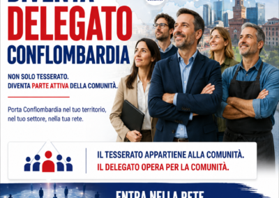 DIVENTA DELEGATO CONFLOMBARDIA