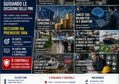 Osservatorio PMI 2.0 del 21 agosto: 15 fatti da conoscere prima di decidere