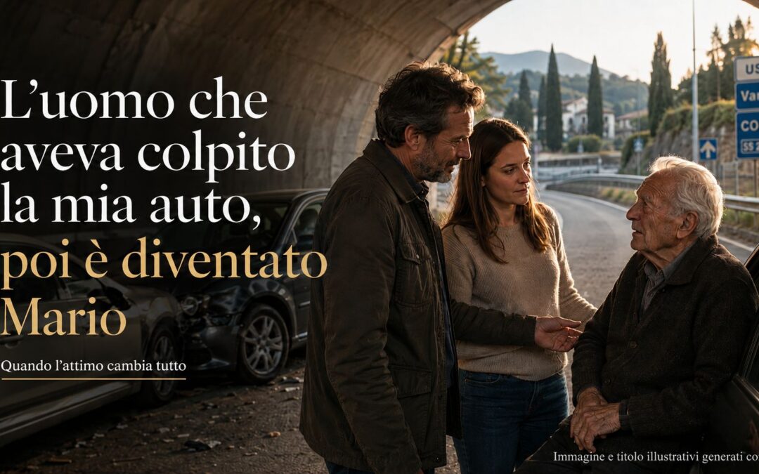 L’uomo che aveva colpito la mia auto, poi è diventato Mario