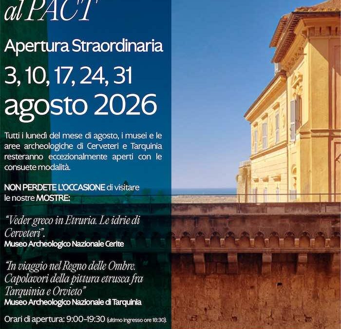 Aperture straordinarie a Cerveteri e Tarquinia – VisitLazio – www.visitlazio.com