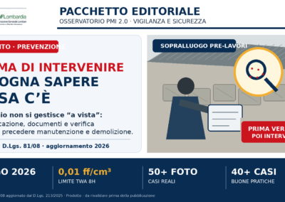 Amianto: prima di intervenire bisogna sapere cosa c’è