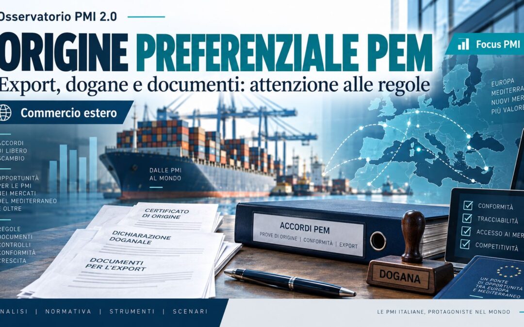 Origine preferenziale PEM: più possibilità di cumulo non significa origine automatica